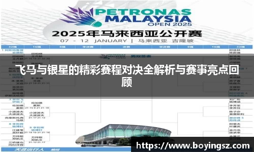 飞马与银星的精彩赛程对决全解析与赛事亮点回顾